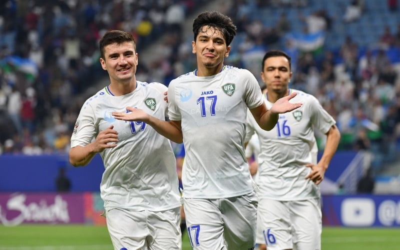phong-do-gan-day-cua-doi-tuyen-uzbekistan U23 Uzbekistan được đánh giá cao hơn về năng lực thi đấu